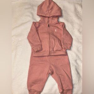 Ralph Lauren Baby's 2-Piece Fleece Hoodie & Joggers Set
